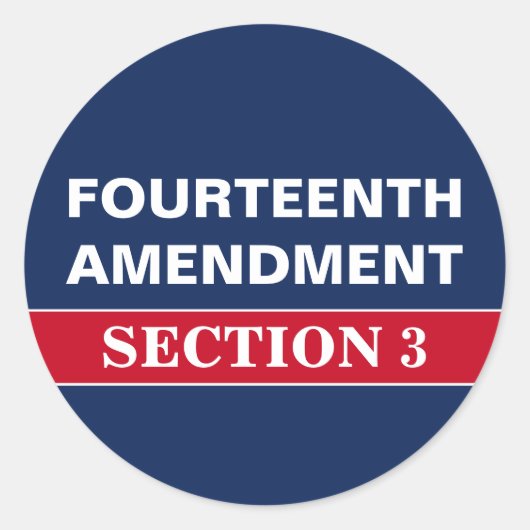 第14条改正第3条憲法 ラウンドシール (正面)