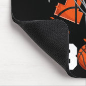 第14誕生日バスケットボールキッズ マウスパッド (コーナー)