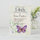 第14誕生日 招待状 (スタンド正面)