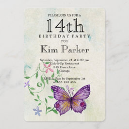 第14誕生日 招待状