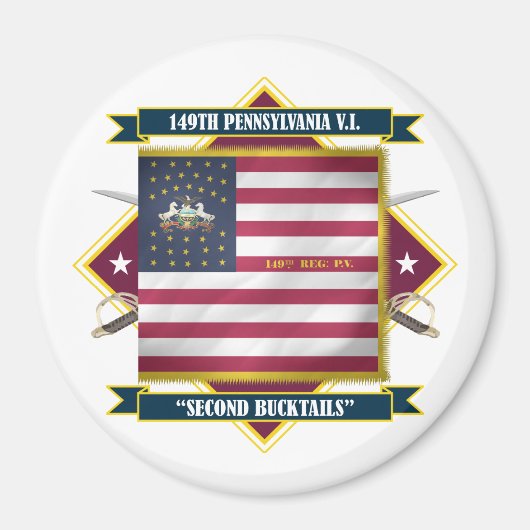 第149回ペンシルバニア州知事館 マグネット (正面)