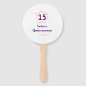 第15回キンセアニェラハッピーバースデーピンクパープルデート ハンドファン (裏面)