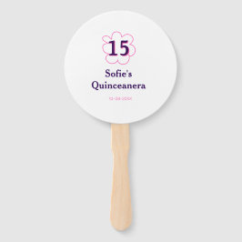 第15回キンセアニェラハッピーバースデーピンクパープルデート ハンドファン