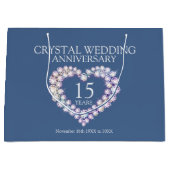 第15回クリスタ結婚ル記念写真抱き枕 ラージペーパーバッグ (正面)