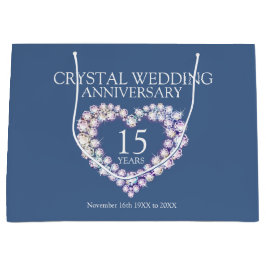 第15回クリスタ結婚ル記念写真抱き枕 ラージペーパーバッグ