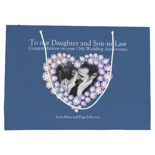 第15回クリスタ結婚ル記念写真抱き枕 ラージペーパーバッグ (裏面)