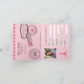 第15回パスポート招待状 招待状 (内部)