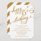 第15回マリンス·アーノスキンセアニェラ誕生日チケット 招待状 (正面/裏面)