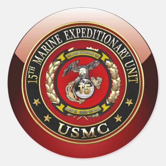 第15回海洋探検隊（第15回MEU） [3D] ラウンドシール (正面)