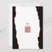 第15回白黒バースデーパーティー招待カード 招待状 (裏面)