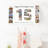 第15回誕生日パーティー第15回写真コラージュ 横断幕 (インサイチュ)