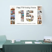 第15回誕生日パーティー第15回写真コラージュ 横断幕 (トレードショー)