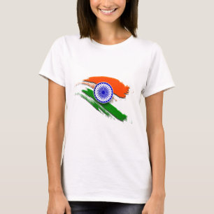 第15威厳があるな独立記念日インド Tシャツ