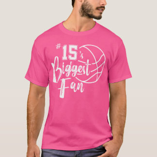 第15期最大のファンシャツバスケットボール選手モ Tシャツ
