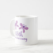 第15結婚記念日 コーヒーマグカップ (正面左)