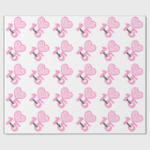 第15誕生日のシマウマの15歳の女の子の名前V18 ラッピングペーパー (フラット)