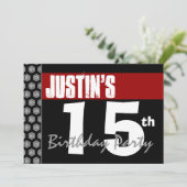 第15誕生日のモダンで赤く白い黒はW768を主演します 招待状 (スタンド正面)