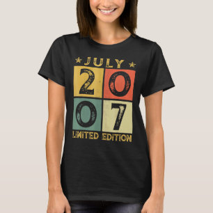 第15誕生日の装飾2007年7月15歳 Tシャツ