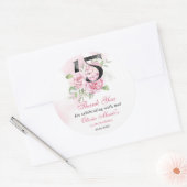 第15誕生日キンセアニェラ素朴フローラ ラウンドシール (封筒)