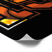 第15誕生日バスケットボールギフト選手15位 ポスター (角)