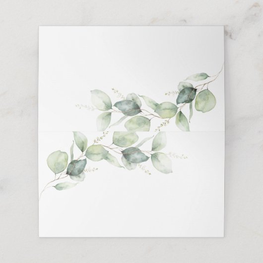 第15誕生日ユーカリプスグリーンリーキンセアニェラ プレイスカード (外部開封)