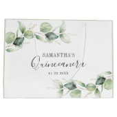 第15誕生日ユーカリプスグリーンリーキンセアニェラ ラージペーパーバッグ (裏面)