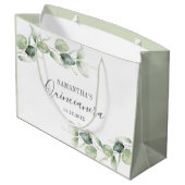 第15誕生日ユーカリプスグリーンリーキンセアニェラ ラージペーパーバッグ (裏面アングル)