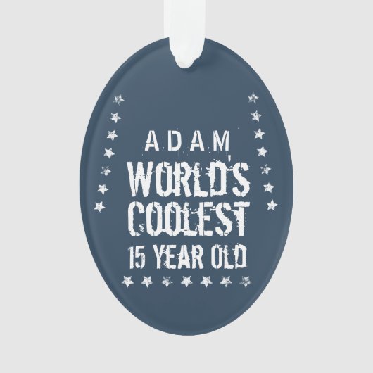 第15誕生日世クール界15年海軍T40 オーナメント (正面)