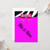 第15誕生日 カード (正面/裏面インサイチュ)