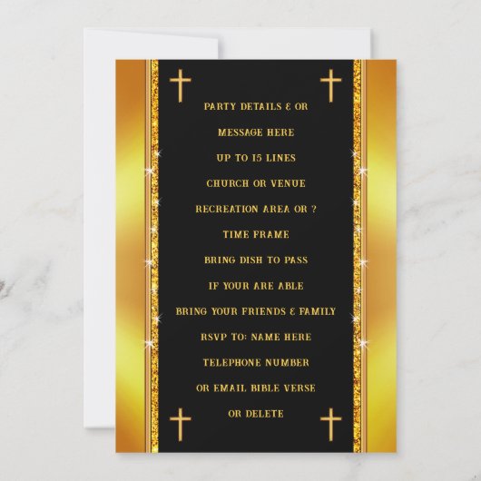 第150回教会お祝いアイディア150th 招待状 (裏面)