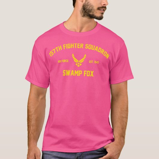 第157戦闘隊スワンプキツネ Tシャツ (正面)