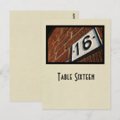 第16テーブルの郵便はがき ポストカード (正面/裏面)