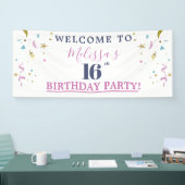 第16回バースデーパーティーへようこそ 横断幕 (トレードショー)