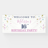 第16回バースデーパーティーへようこそ 横断幕 (横)