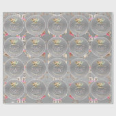 第16回ワックスキャンドル結婚記念日 ラッピングペーパー (フラット)