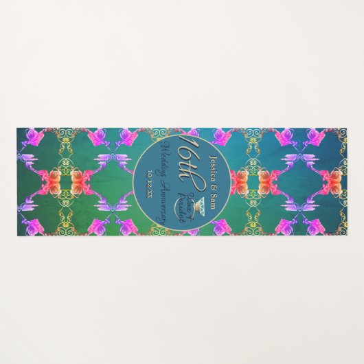 第16回ワックス&スタティスフラワー記念日 ヨガマット (裏面(横))