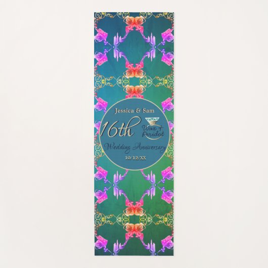 第16回ワックス&スタティスフラワー記念日 ヨガマット (正面)