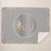 第16回結婚ワックスペリドット記念日 シェルパブランケット (正面(横))