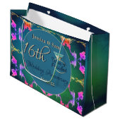 第16回結婚ワックス点状花抱き枕 ラージペーパーバッグ (正面アングル)