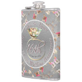 第16回結婚周年記念ペリドット、ワックス、および停学 フラスク (左)