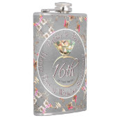 第16回結婚周年記念ペリドット、ワックス、および停学 フラスク (右)