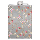 第16回結婚周年記念ペリドット、ワックス、および停学 フラスク (裏面)