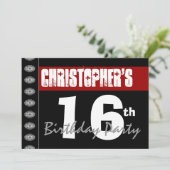 第16回誕モダン生パーティー赤と白2G 招待状 (スタンド正面)