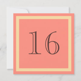 第16回誕生日パーティーの招待 – サケサンゴ 招待状