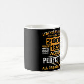 第16回誕生日For Legends 2006生まれ年7月16年 コーヒーマグカップ (正面右)