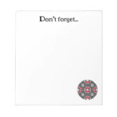 第16巻万華鏡のように千変万化するパターン第3条 ノートパッド (正面)