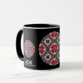 第16巻万華鏡のように千変万化するパターン9条 マグカップ (正面左)