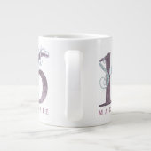 第16期埃っぽいピンクローズ |スウィート16シルバーグリッター | ジャンボコーヒーマグカップ (裏面)