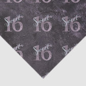 第16期埃っぽいピンクローズ |スウィート16シルバーグリッター | 薄葉紙 (詳細)