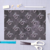 第16期埃っぽいピンクローズ |スウィート16シルバーグリッター | 薄葉紙 (クラフト)